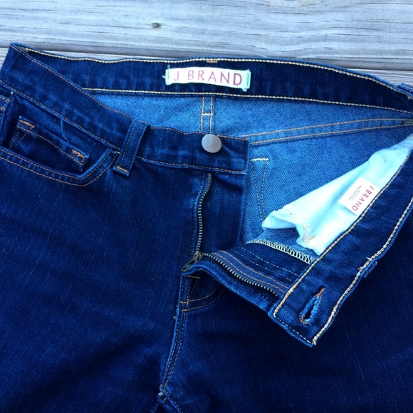 J Brand Women Jeans Denim Dark Blue Boot Cut 25 - Picture 3 of 8